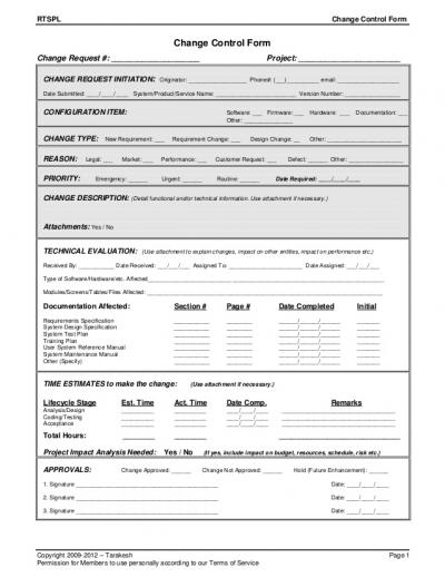 change control form 1 638
