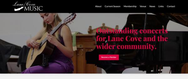 LaneCoveMusic Homepage